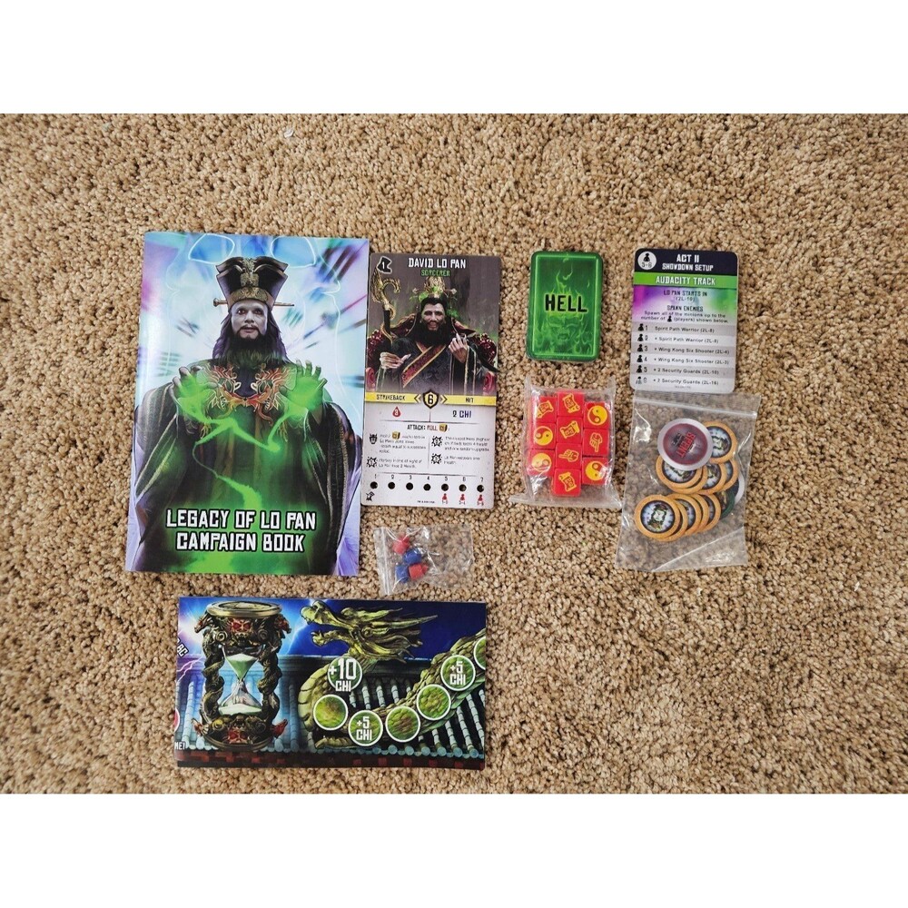 Big Trouble In Little China Legacy Of Lo Pan Expansion (No Box)